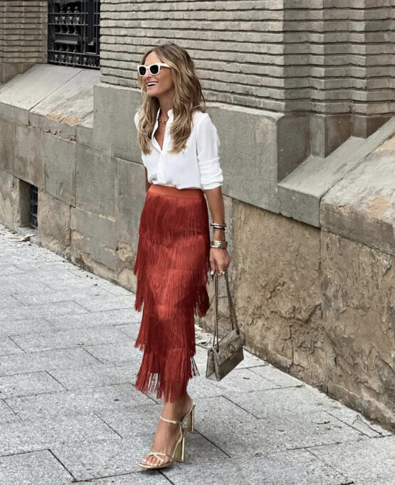 Falda flecos colette - Imagen 3