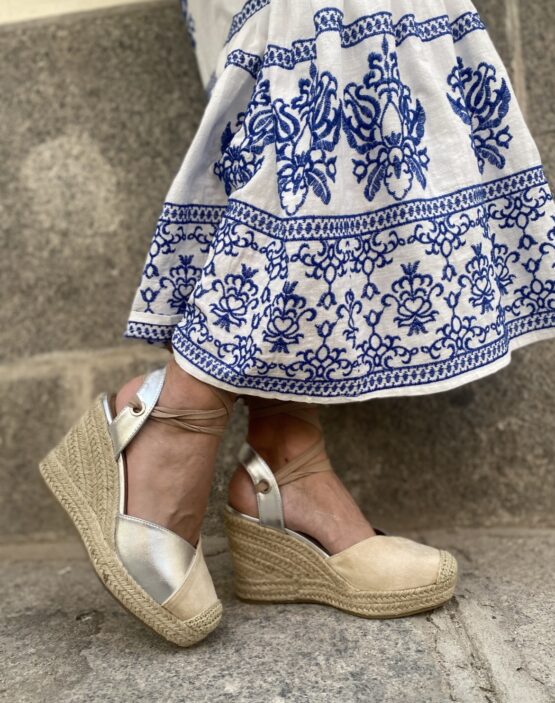 Cuña Coimbra plata beige - Imagen 3