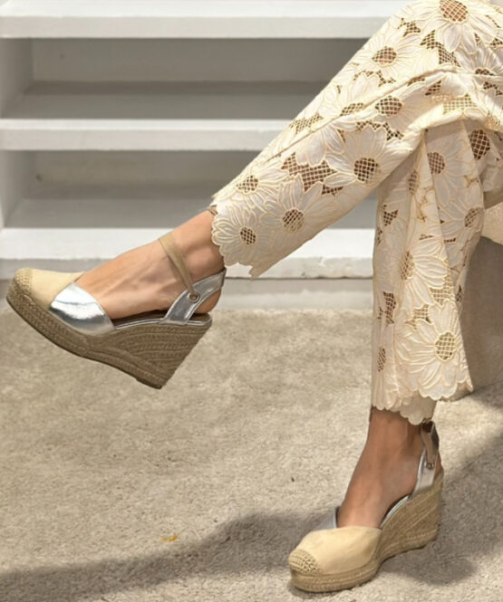 Cuña Coimbra plata beige