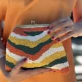 Bolso caviar multicolor
