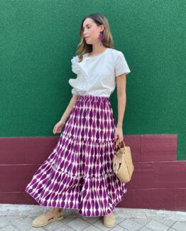 Falda Positano buganvilla