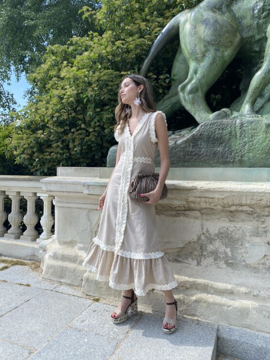 Vestido Catalina beige - Imagen 2