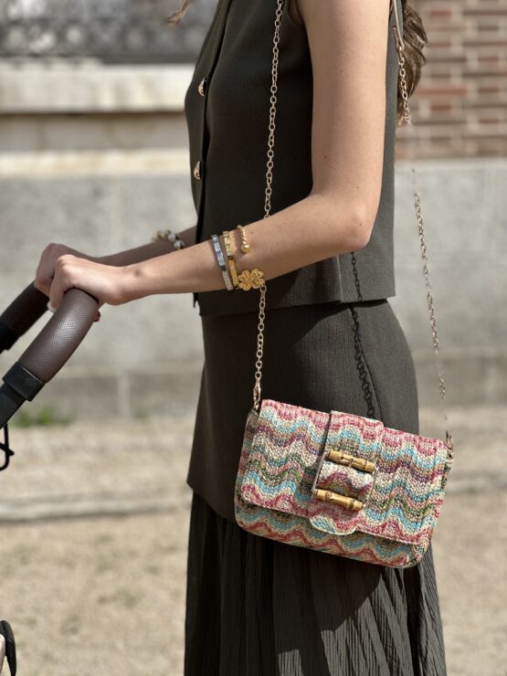 Bolso zigzag multicolor