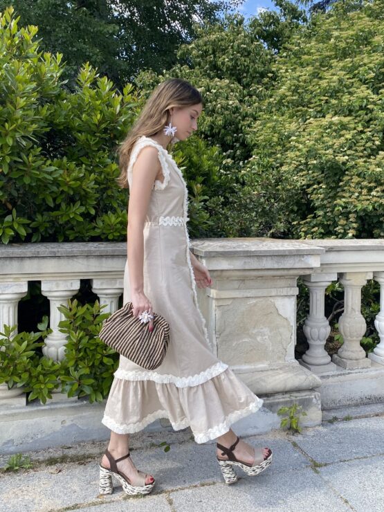 Vestido Catalina beige - Imagen 4