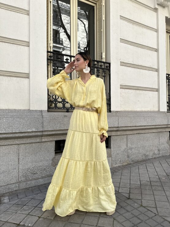Falda Petra butter yellow - Imagen 2