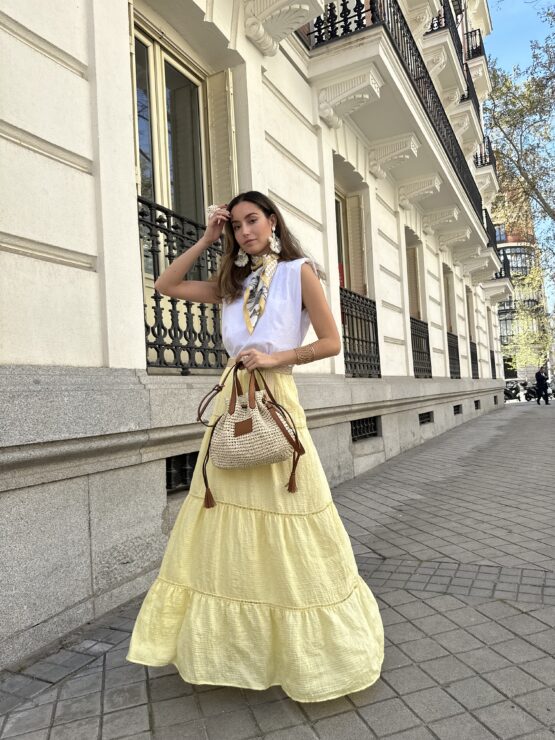 Falda Petra butter yellow - Imagen 4