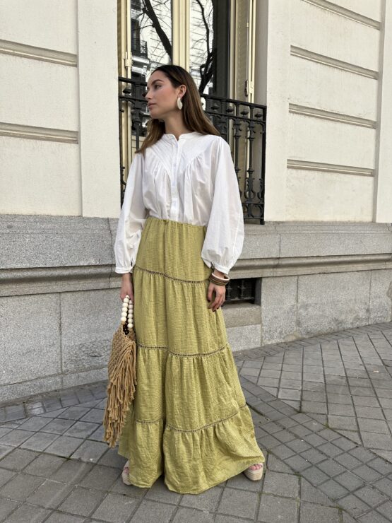 Falda Petra pistacho - Imagen 2