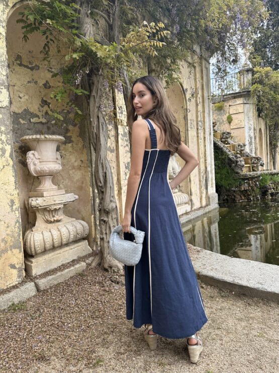 Vestido Cayetana azul - Imagen 4