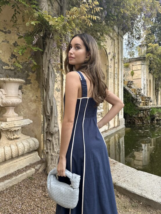 Vestido Cayetana azul - Imagen 3