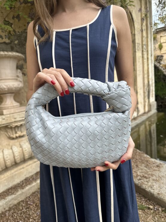 Bolso botega azul claro - Imagen 2