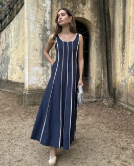 Vestido Cayetana azul