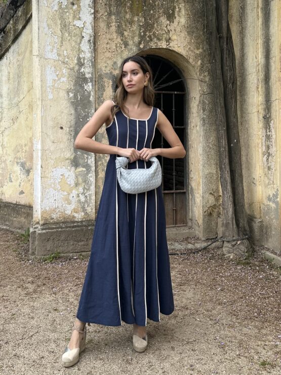 Vestido Cayetana azul - Imagen 6