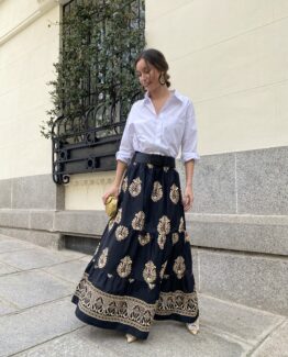Falda bordada Calabria