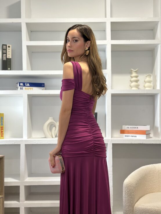 Vestido Elizabeth buganvilla - Imagen 5