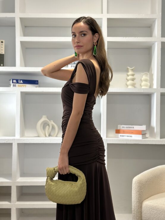 Vestido Elizabeth chocolate - Imagen 3