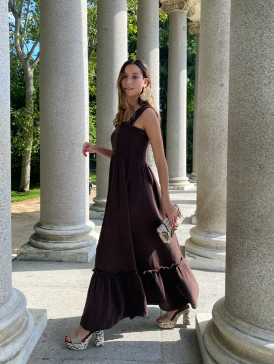 Vestido eve chocolate - Imagen 3