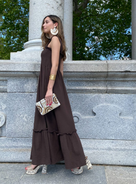 Vestido eve chocolate - Imagen 6
