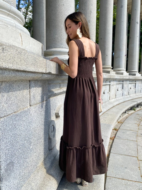 Vestido eve chocolate - Imagen 7