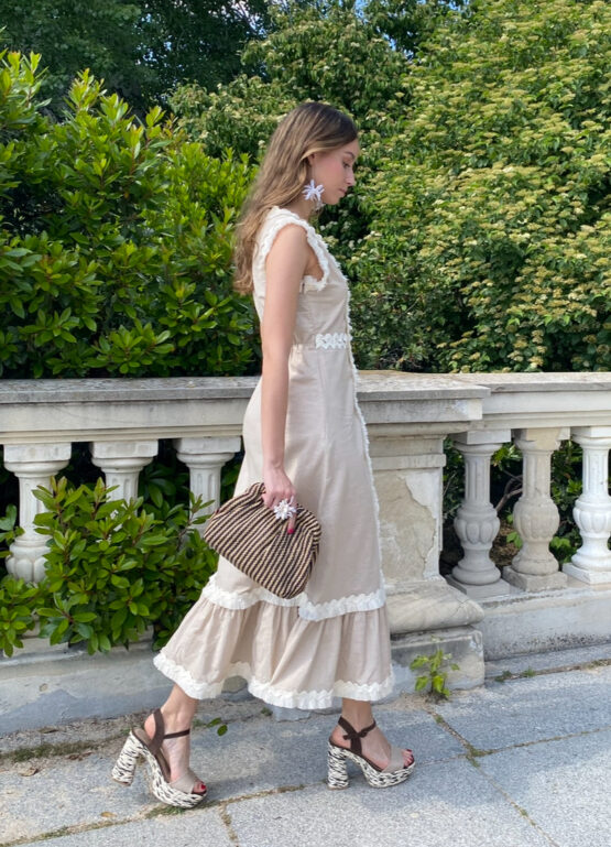Vestido Catalina beige - Imagen 5