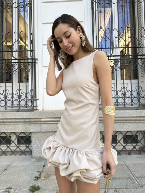 Vestido Viena beige