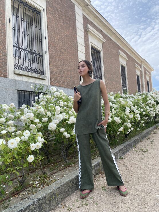 Conjunto Cozumel  khaki - Imagen 6