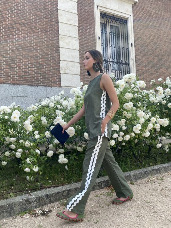 Conjunto Cozumel  khaki - Imagen 2