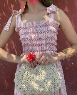 Vestido rayas napoli rouge
