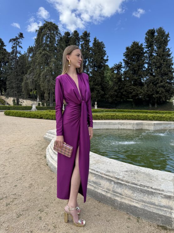 Vestido Parma buganvilla