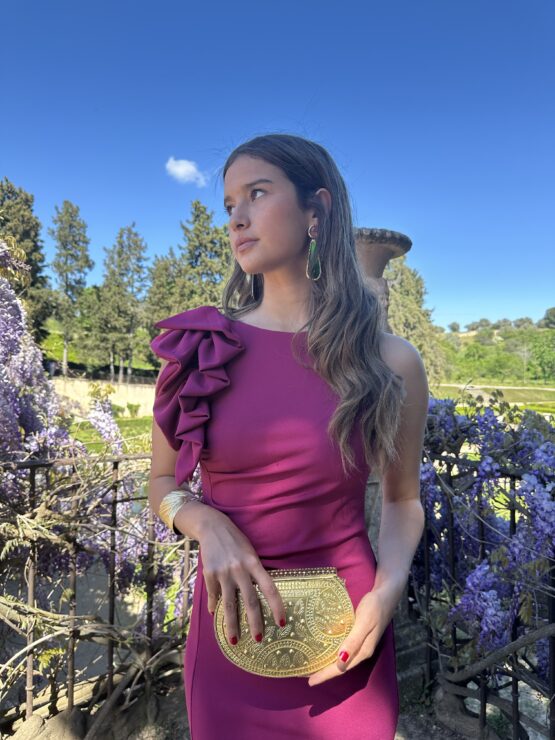 Vestido Leonor buganvilla - Imagen 2