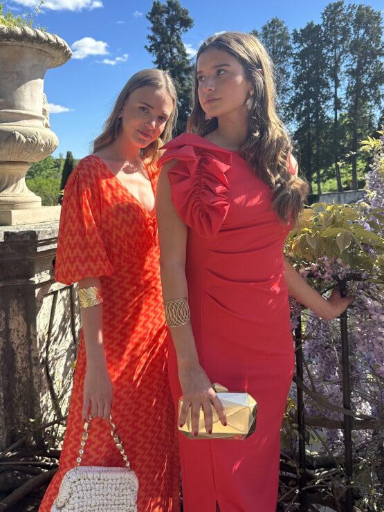 Vestido Leonor coral - Imagen 6
