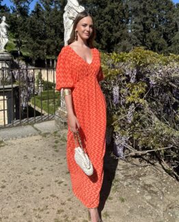 Vestido zig zag