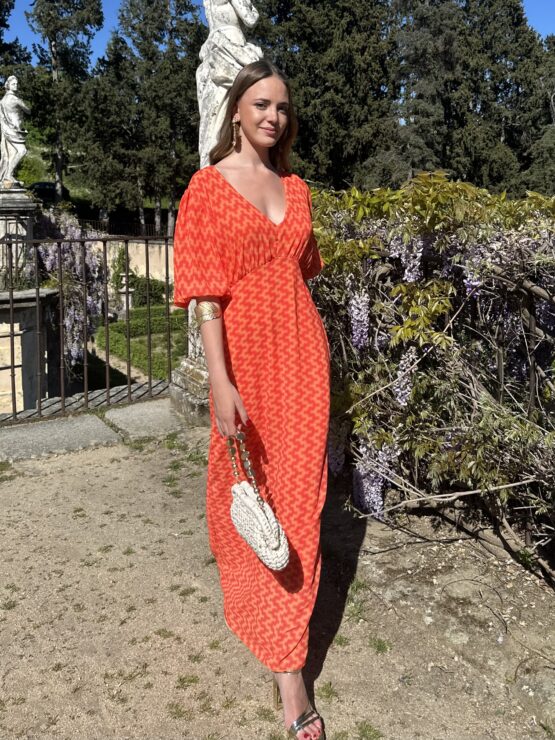 Vestido zig zag