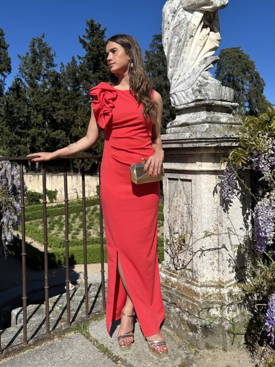 Vestido Leonor coral - Imagen 5