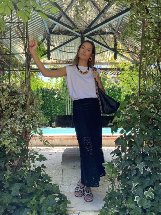 Falda crochet Tulum black - Imagen 4