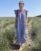 Vestido Vichy Trento marino