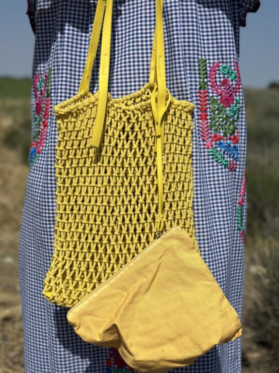 Bolso cuerda amarillo