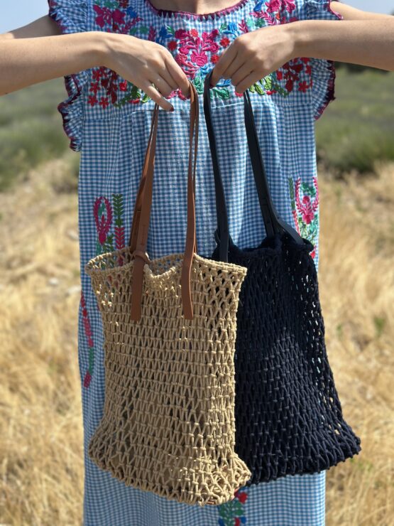 Bolso cuerda camel - Imagen 2