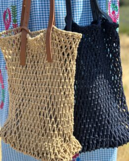 Bolso cuerda camel