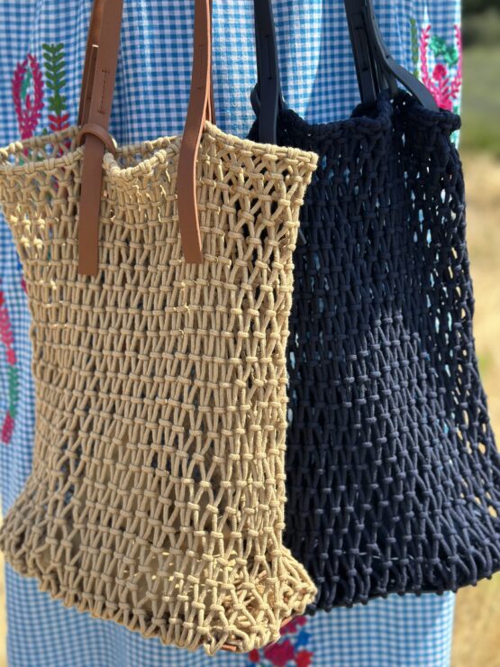 Bolso cuerda camel