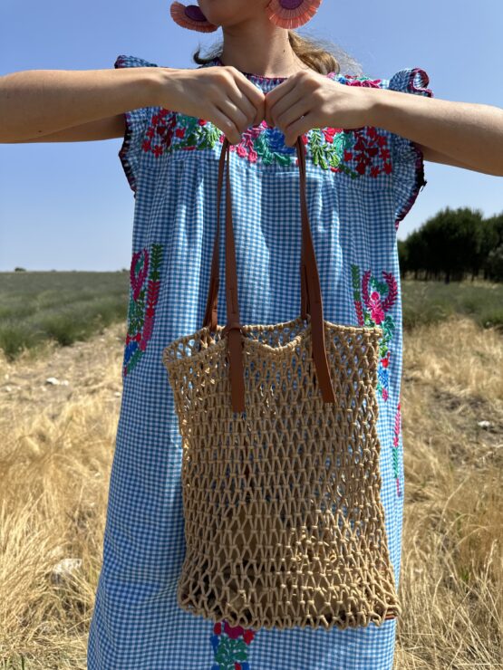 Bolso cuerda camel - Imagen 3