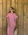 Vestido Marbella stripes rouge
