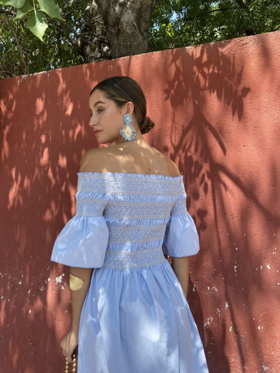 Vestido versales sky Blue - Imagen 3