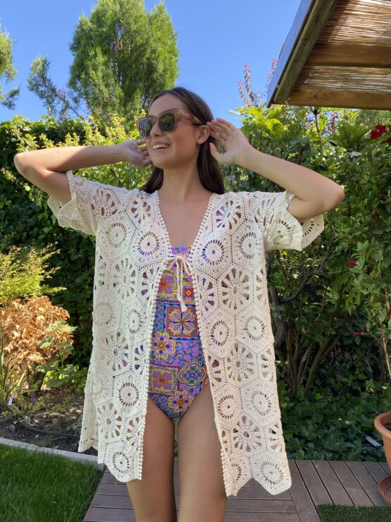 Kimono Denia  beige - Imagen 2