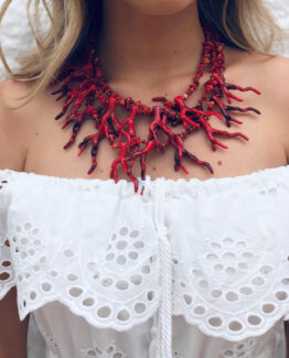 Colgante coral rouge