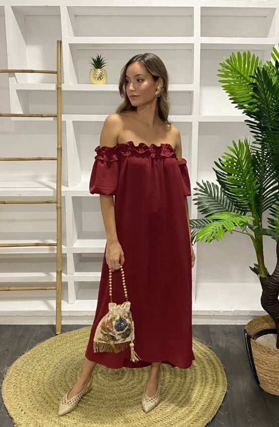 Vestido Altea rouge