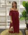 Vestido Altea rouge
