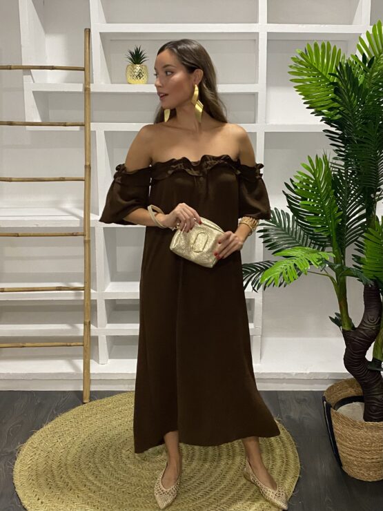Vestido Altea choco