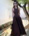 Vestido Mónaco chocolate