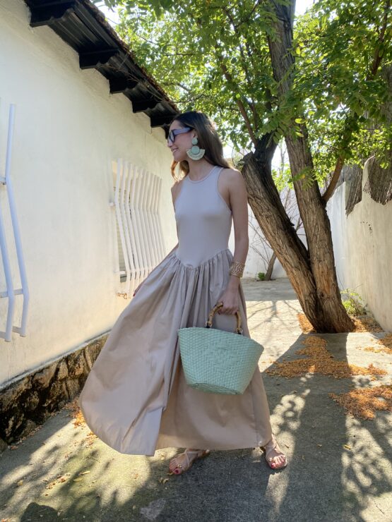 Vestido Mónaco moka  Mouse - Imagen 4