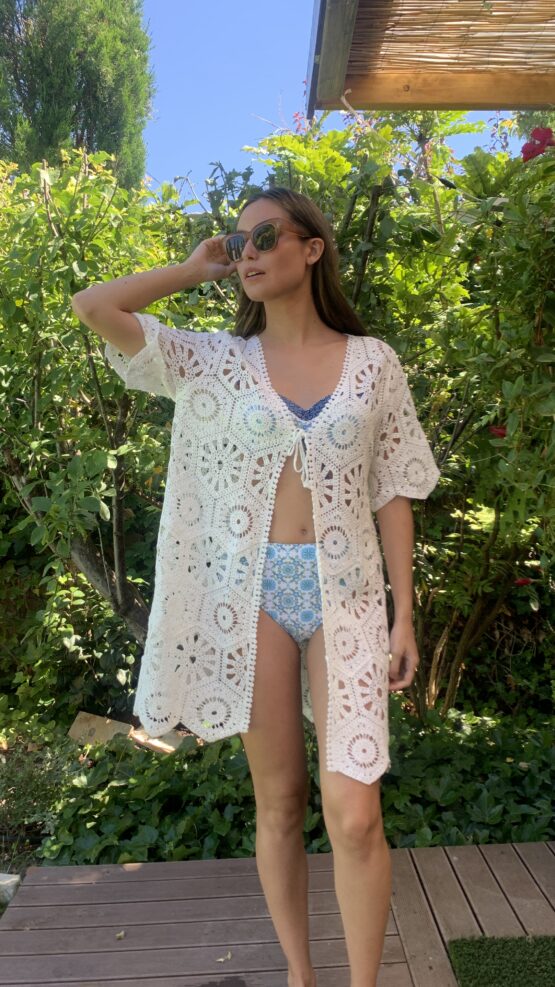 Kimono Denia blanco